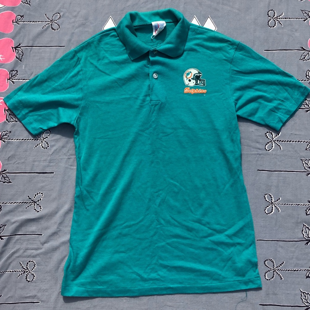 Vtg Miami Dolphins Polo